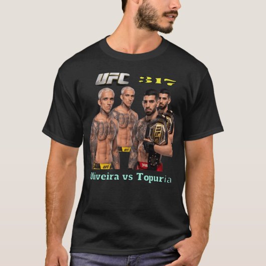 UFC 317, Oliveria vs Topuria T-shirt (Voorkant)