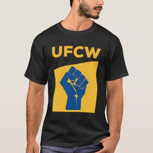 UFCW Resist Fist Strike T-shirt (Voorkant)