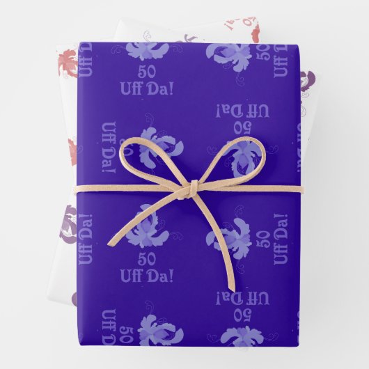 Uff Da 50th Birthday Duotone Paper Pack (In situ)