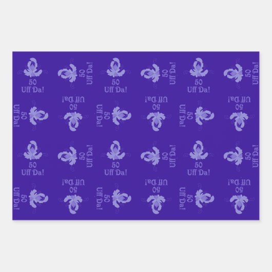 Uff Da 50th Birthday Duotone Paper Pack (Voorkant)