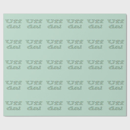 Uff da. cadeaupapier (Vlak)