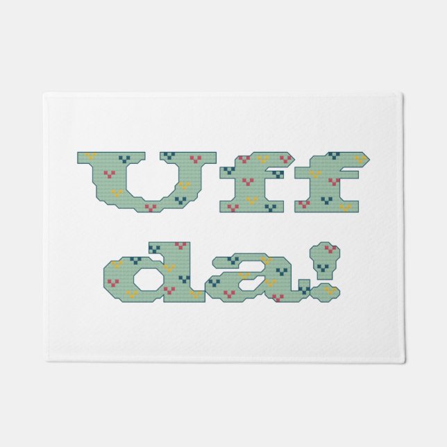 Uff da. deurmat (Voorkant)