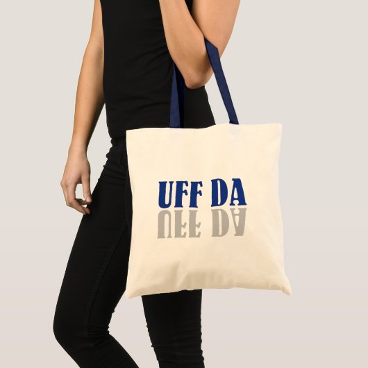 UFF DA Funny Scandinavia Tote Bag (Voorkant (product))