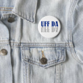 UFF DA Funny Scandinavian Ronde Button 5,7 Cm (In situ)