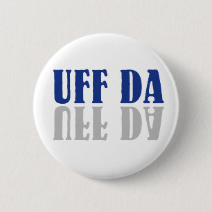 UFF DA Funny Scandinavian Ronde Button 5,7 Cm