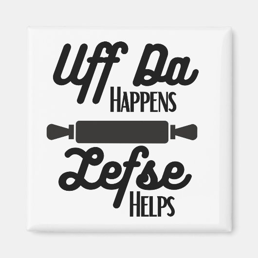 Uff Da gebeurt, Lefse helpt Magnet (Voorkant)