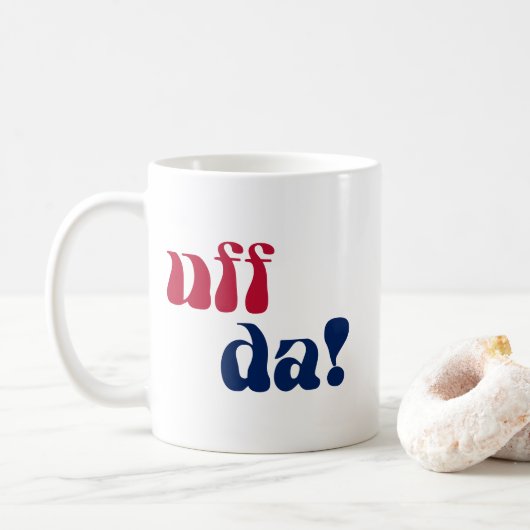Uff Da Koffiemok (Met donut)