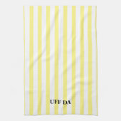 Uff Da Lemon Yellow Kitchen Towels Theedoek (Verticaal)