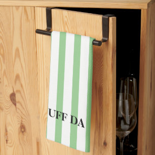 Uff Da Light Green Kitchen Towelen Theedoek