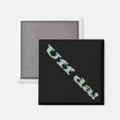 Uff da! magneet (Voorkant / Achterkant)