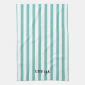 Uff Da Mint Groene Keukenhanddoeken (Verticaal)