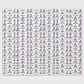 UFF DA moderne rosepainting Cadeaupapier (Vlak)