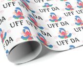 UFF DA moderne rosepainting Cadeaupapier (Rol Hoek)
