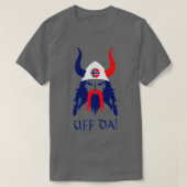 Uff Da Noors Nordic Viking Scandinavian Noorwegen T-shirt (Design voorkant)