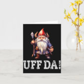 Uff Da Norwegian Quote Scandinavian Viking Gnome  Kaart (Gele Bloem)