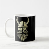 Uff Da Norwegian Quote Scandinavian Viking Helmet  Koffiemok (Links)