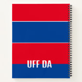 Uff Da Om te doen of niet te doen Notitieboek (Achterkant)