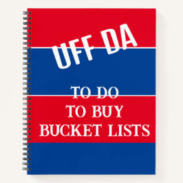 Uff Da Om te doen of niet te doen Notitieboek