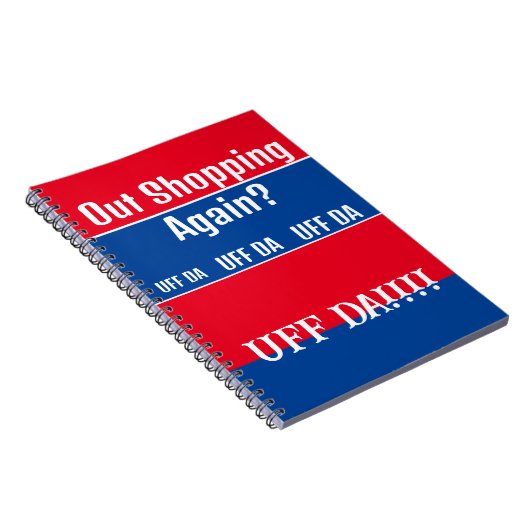 Uff Da Out Winkelen weer Notitieboek (Rechterzijde)