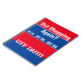 Uff Da Out Winkelen weer Notitieboek (Linkerzijde)