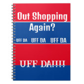 Uff Da Out Winkelen weer Notitieboek (Voorkant)