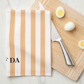 Uff Da Peach Kitchen Towelen Theedoek (Quarter Fold)