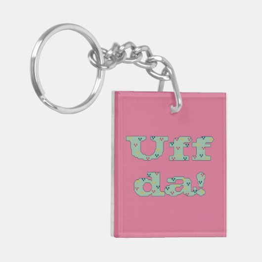 Uff da. Sleutelhanger (Voorkant Links)
