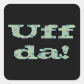 Uff da! Sticker (Voorkant)