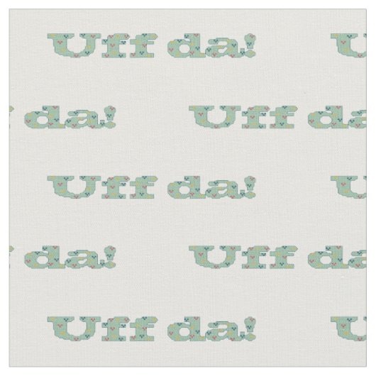 Uff da. stof (Close Up)