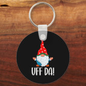 Uff Da Swediomte Gnome Christmas Sleutelhanger (Voorkant)