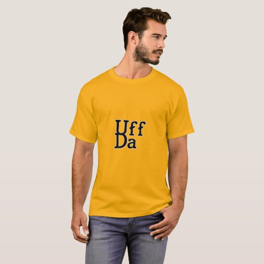 Uff Da T-shirt (Voorkant volledig)
