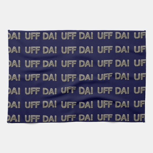 UFF DA. THEEDOEK (Horizontaal)