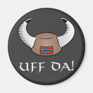 Uff da! Viking-Pet Magneet