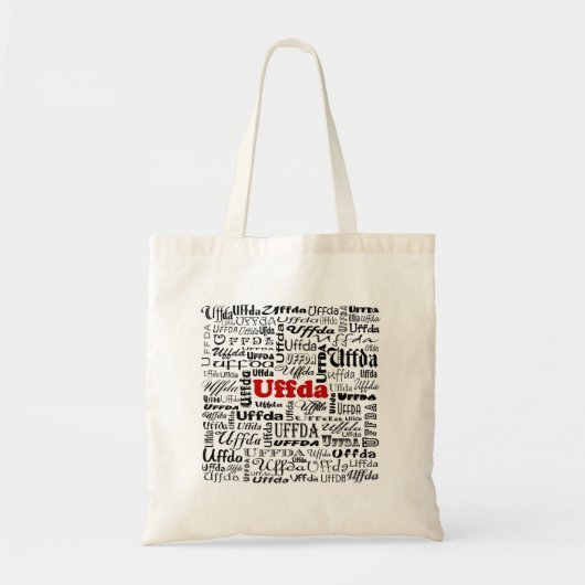 Uffda-Canvas tas (Voorkant)