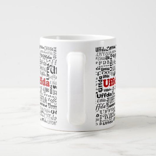 Uffda-Mok Grote Koffiekop (Achterkant)