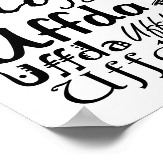 Uffda Poster Print (Hoek)