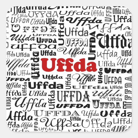 Uffda Stickers (Voorkant)