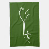 Uffington wit paard oude geoglyph symbool engl theedoek (Verticaal)