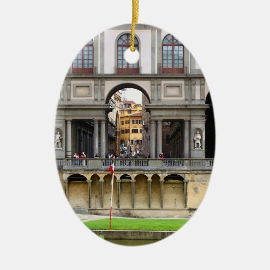 Uffizi Gallery Keramisch Ornament (Voorkant)