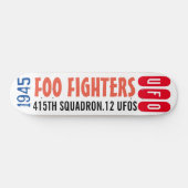 UFO 12 1945 FOO FIGHTERS Skateboard (Horizontaal)