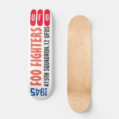 UFO 12 1945 FOO FIGHTERS Skateboard (Voorkant)