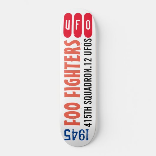 UFO 12 1945 Vuurballen Skateboard (Voorkant)