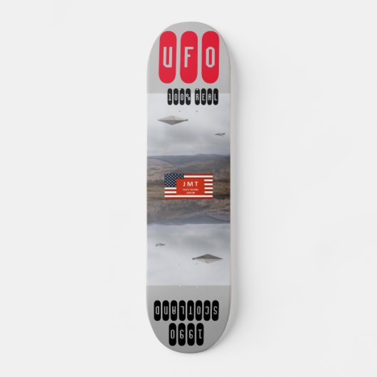 UFO 1990 SCHOTLAND ECHTE Skateboard (Voorkant)