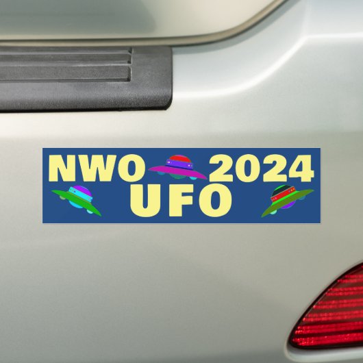 UFO 2024 Bumpersticker (Op auto)