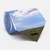 UFO 5 Necktie Kow Abductie Stropdas (Opgerold)