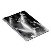 UFO-aanval op Mercurius - Sciencefiction Notitieboek (Rechterzijde)