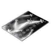 UFO-aanval op Mercurius - Sciencefiction Notitieboek (Linkerzijde)