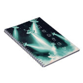 UFO-aanval op Neptunus - Sci-Fi Space Journal Notitieboek (Rechterzijde)