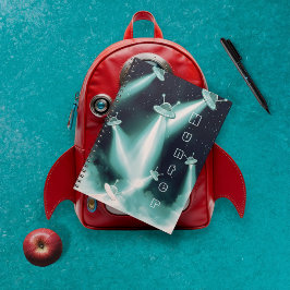 UFO-aanval op Neptunus - Sci-Fi Space Journal Notitieboek