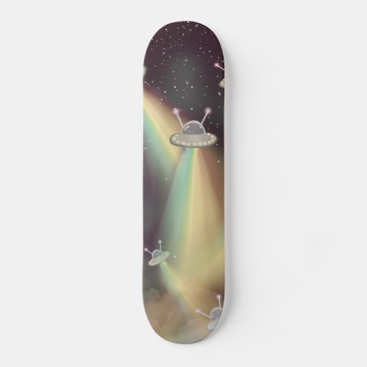 UFO-aanval Persoonlijk Skateboard (Voorkant)